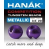 Billes tungstène Hanak Metallic - Violet foncé