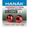Billes laiton Hanak Classic Metallic - Rouge métallisé