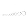 Flashmer Anneaux Brisés Inox - Vrac X100
