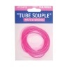 Flashmer Tube Souple Rose Fluo – 2 m, Passage 0,9 mm