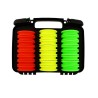 Flashmer Boite X24 Plioirs Ronds en Mousse + Epingles - Ø 65 X 18 mm - Coloris Assortis