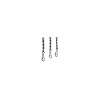Flasmer Emerillon Rolling Triple à Agrafe - 5pcs/pk