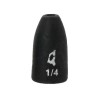 X Zone Lure Tungsten Worm Weight Black