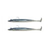 Shore - 5g - Electric Blue Fiiish Crazy Paddle Tail 100mm Double Combo – 2 rigged lures